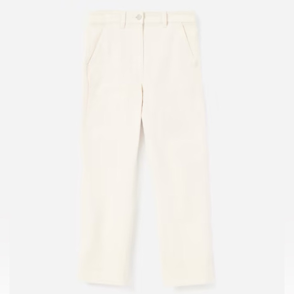 Everlane Straight Leg Crop in Sandstone